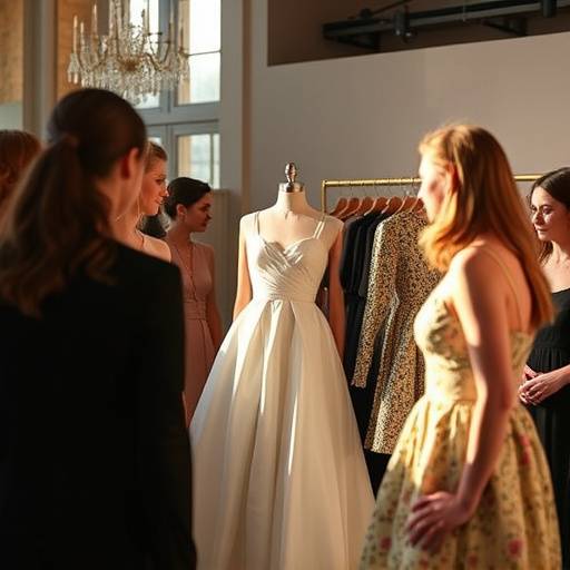 Isabelle Leclerc lan√§ant sa nouvelle collection de mode.